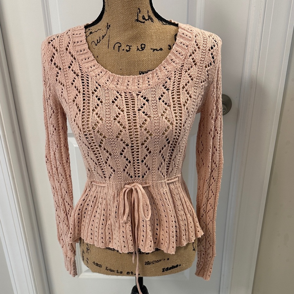 Elle Blush Knit Sweater S